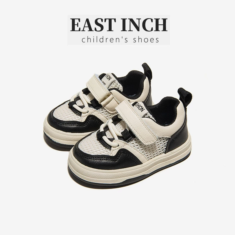 Детская дышащая сетчатая обувь в стиле ретро Белая обувь 2023 Летняя Спортивная повседневная обувь для мальчиков и девочек, обувь для досок