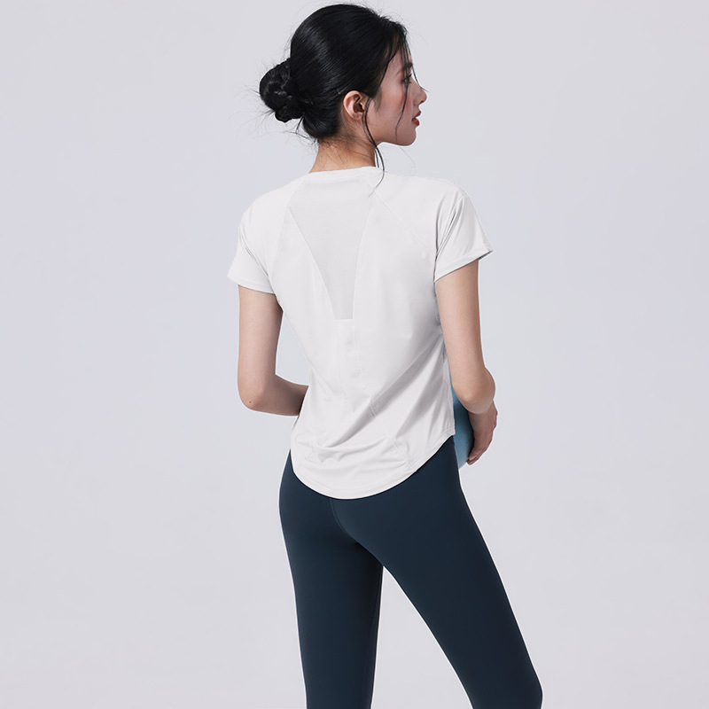 Quick-drying Sports Suit Women's Yoga Fitness Suit Loose Running Top Fitness Suit Women's_desvips.com