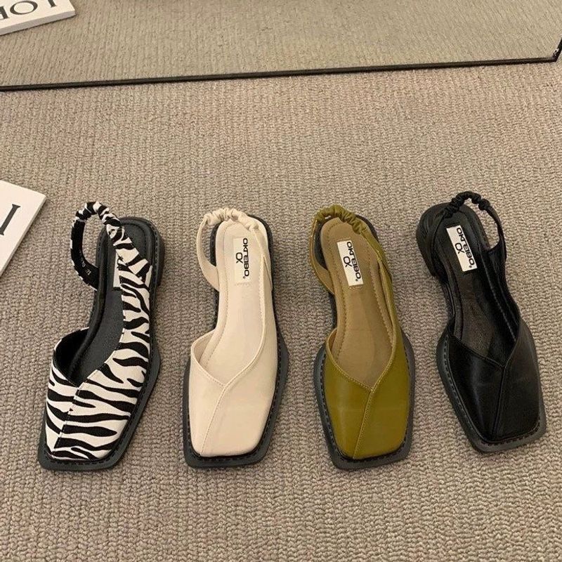 2026 New Style Closed-Toe Roman Sandals for Women, Summer Vintage Chanel-Style Sandals to Pair with Dresses, Unique Design, Low Heel 2026 New Style Closed-Toe Roman Sandals for Women, Summer Vintage Chanel-Style Sandals to Pair with Dresses, Unique Design, Low Heel
