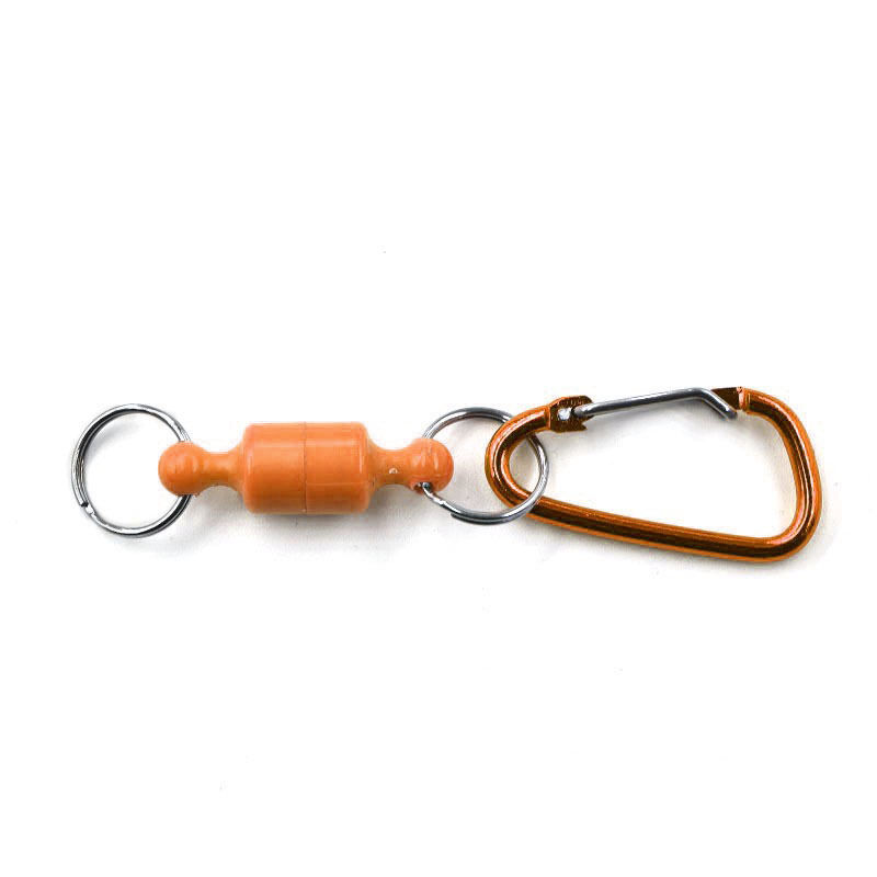 Hebilla D de tamaño pequeño naranja