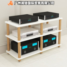 功放机柜专业音响柜调音台功放置物架实木多层家用胆机避震架