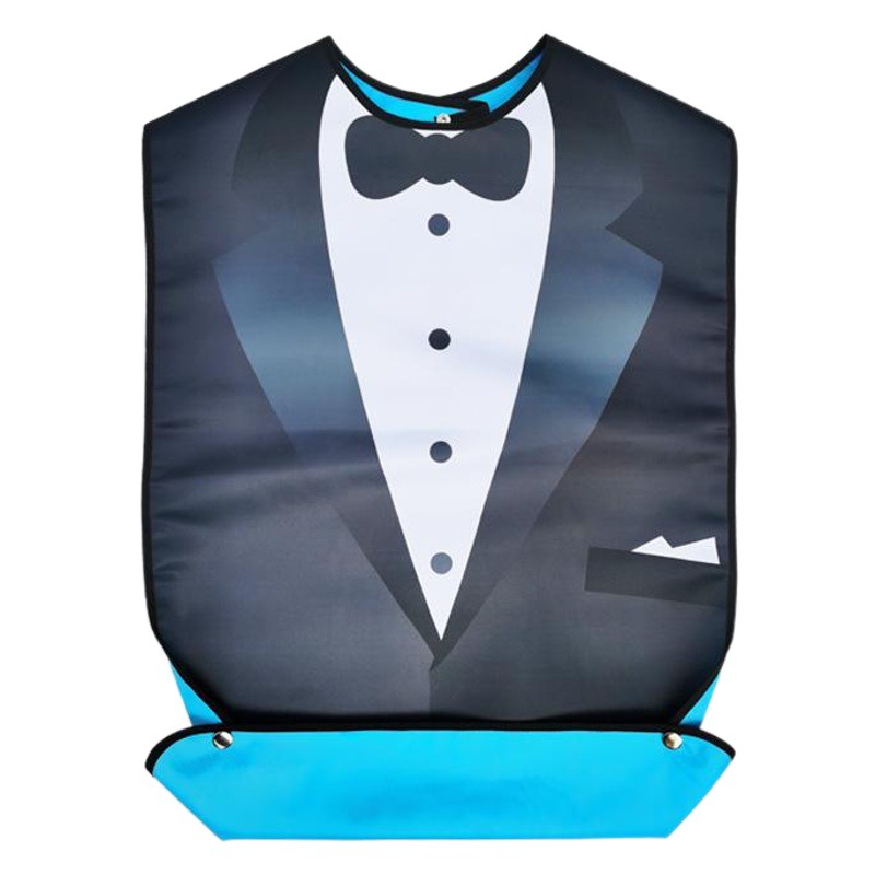 Adultos babero para los ancianos de doble capa de impresión a prueba de agua suministros de edad avanzada fabricante en stock