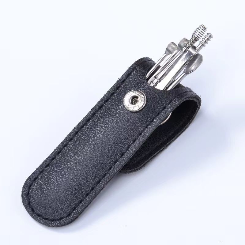 Juego de limpiadores de oídos portátiles en existencia, juego de 6 piezas, limpiadores de oídos con resorte en espiral para el hogar, herramientas para limpiar los oídos.