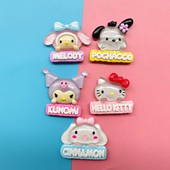 Extra Large Colorful Cartoon Animal English Letter Sign DIY Phone Case Stand Sticker Fridge Magnet Storage Box Decor