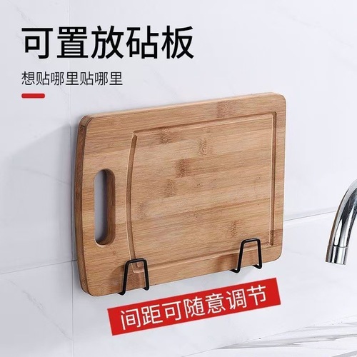 Stainless steel sponge holder without drilling, household multi-functional kitchen sink wire brush scrubber dishcloth drainage rack