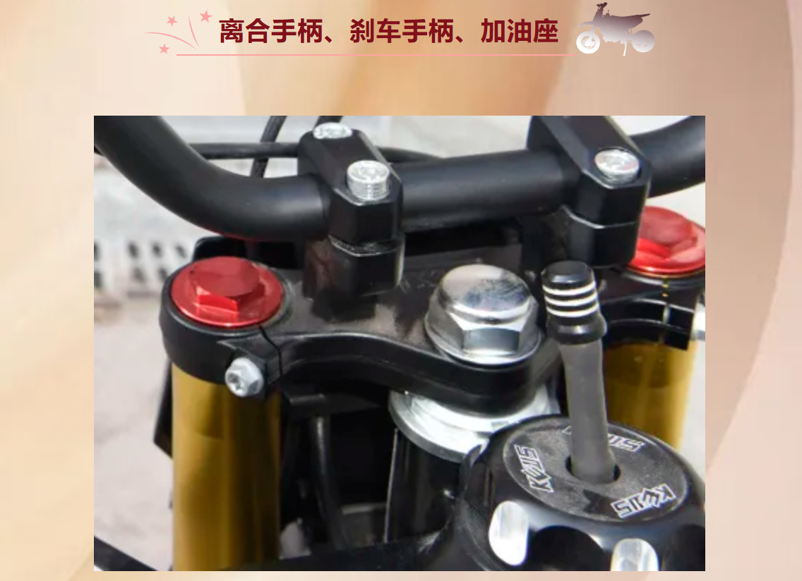 Kews K60 Four-Stroke Kidsren's Gasoline Off-Road Motorcycle Zl60 Small Off-Road Motorcycle Two-Wheeler