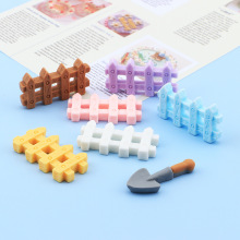 卡通栅栏系列 可爱diy奶油胶自制手机壳发夹头绳饰品树脂配件