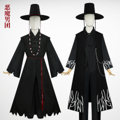 热门影视K-POP猎魔男团女团同款cos服沙加男孩cos服秦宇cosplay服