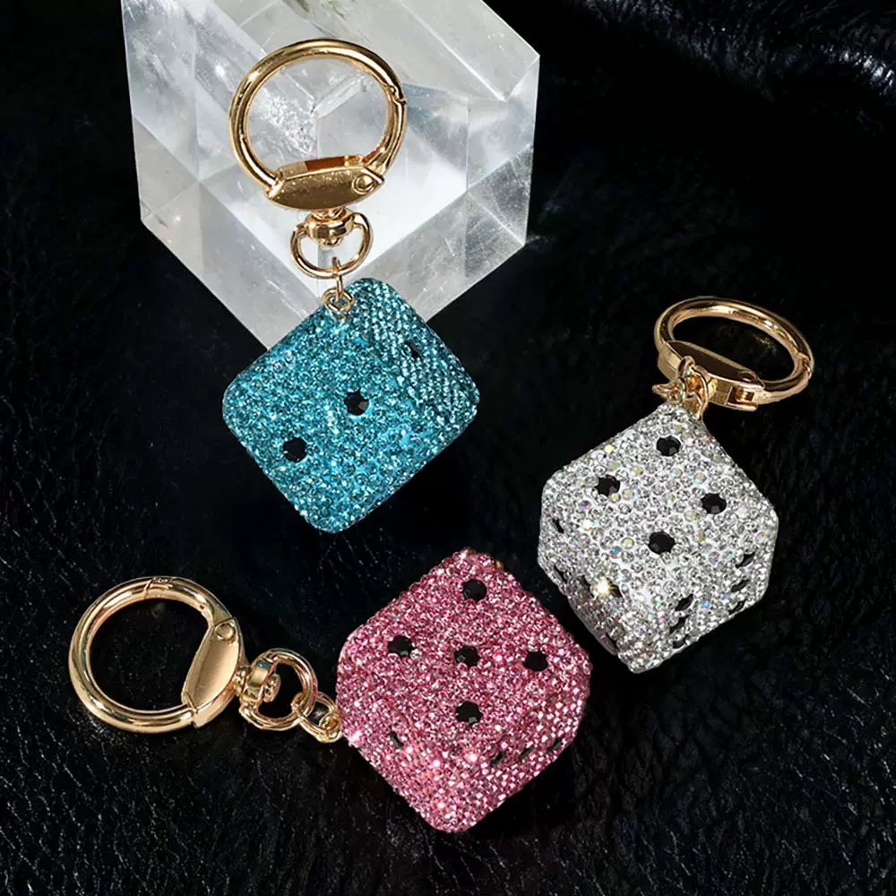 创意发财骰子好寓意包包挂坠义乌小商品小挂件钥匙扣配件男女挂饰