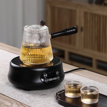 智能新款电陶炉家用不挑壶围炉煮茶器耐高温玻璃烧水煮茶炉大功率