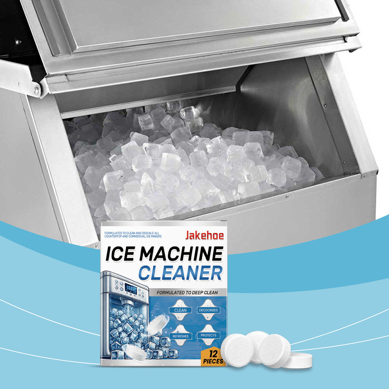 Jakehoe Ice Maker Cleaning Tablets Household Gentle Cleaning, Descaling, Deodorizing and Care Ice Maker Cleaning Tablets Jakehoe Ice Maker Cleaning Tablets Household Gentle Cleaning, Descaling, Deodorizing and Care Ice Maker Cleaning Tablets