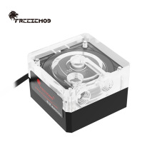 FREEZEMOD电脑水冷水泵PU-SZM4薄泵四孔PWM控速扬程3.5米流量550L