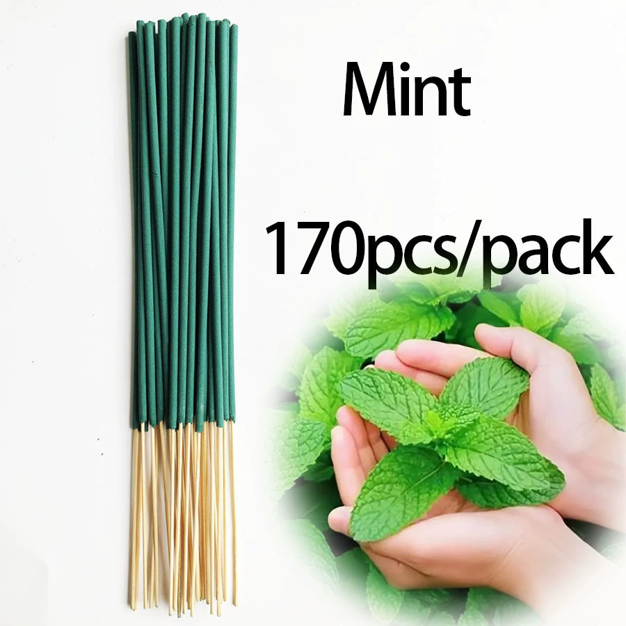 24/73/170 aromatherapy sticks, cross-border household bamboo stick incense, various flavors, optional quantity, can be customized with temu labeling