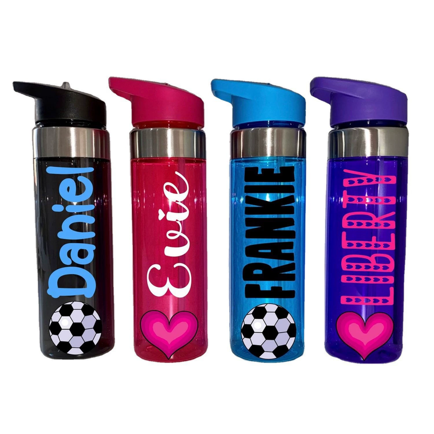 Plastic glass, travel pen, space sports bottle polypropylene, 750 ml