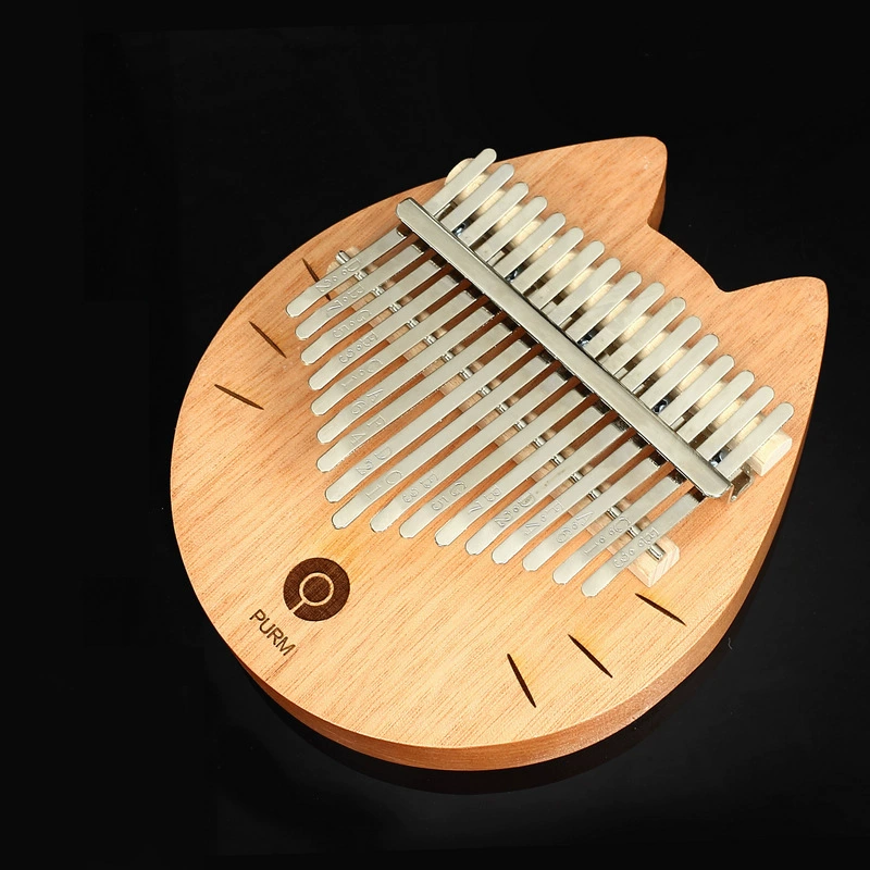 PURM Thumb Kalinbaqin 17 тон пальцевое пианино для начинающих Kalimba музыкальный инструмент
