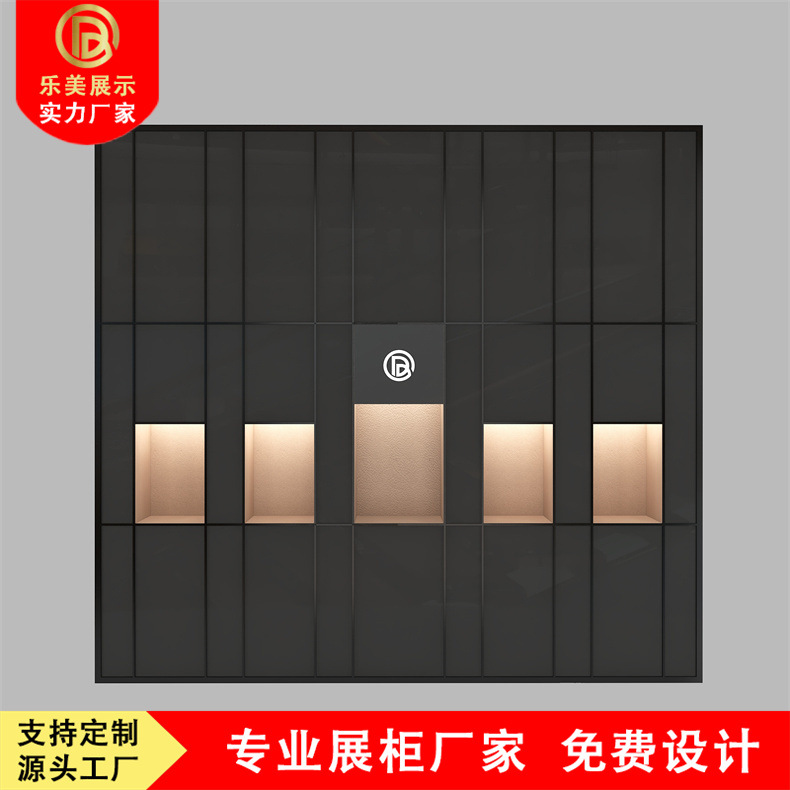 展示柜高柜源头厂家珠宝饰品橱窗陈列柜背景墙单品展示珠宝展示柜