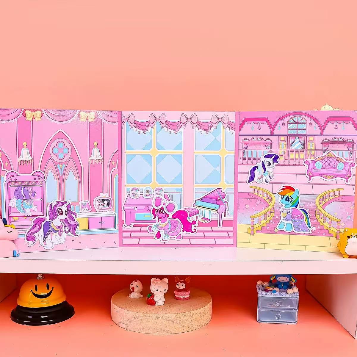 Juguetes para niños aleatorios pegatinas de libro tranquilo pegatinas de jalea hechas a mano diy juguetes interactivos para padres e hijos pegatinas cubierta de pegatinas image 4