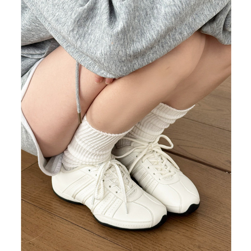 2026 Spring New Style German Training Shoes for Women, White Hot-Selling Street-Style Dad Shoes, Low-Top Sports Casual Sneakers, Trendy