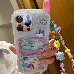 小红书蓝色拓麻歌子和kt猫的大哥大手机壳适用iPhone16pro苹果15