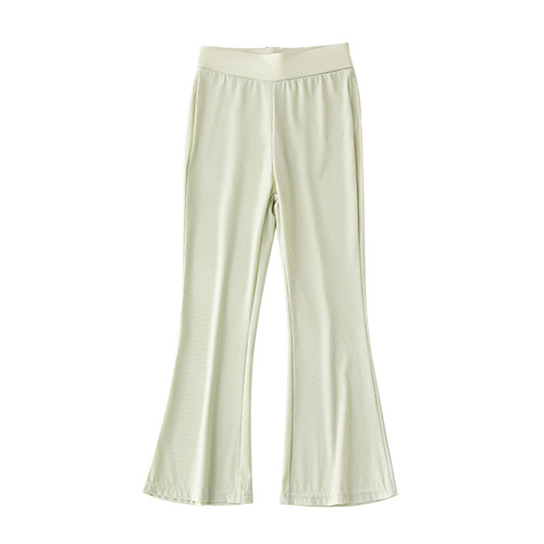 Summer Girls' Bell Bottom Pants, Lightweight Girls' Pants, Ice Silk Cool Thin Girls' Pants, Mosquito and Sun Protection Girls' Pants