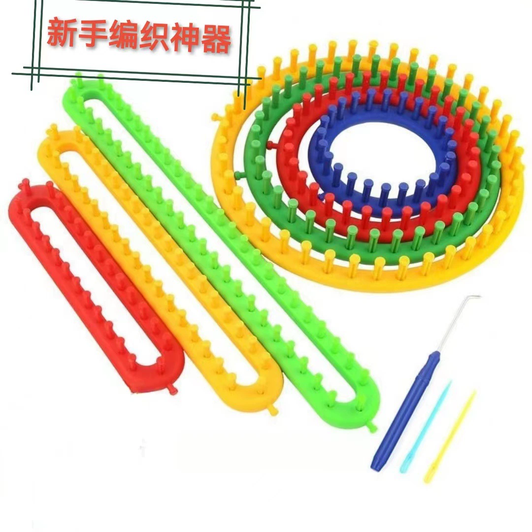 Шарф Вязание Артефакт Тканая Шерсть Артефакт Ленивый DIY Ручной Работы Новичок Вязание Шарф Вязание Полный Комплект