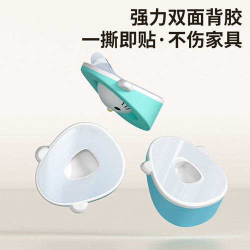 Cartoon door stop anti-collision pad door blocker animal cute home safety plastic door magnet creative no-drilling door stopper