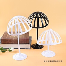 成人帽架帽托帽子展示架子塑料黑色帽撑卖场货架模型支架道具