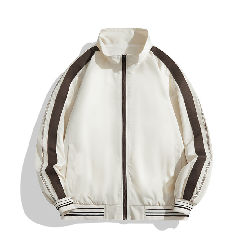 Nuevo estilo japonés fresco hombre chaqueta de cuello de moda callejera suelta pareja chaqueta de trabajo casual hombre chaqueta