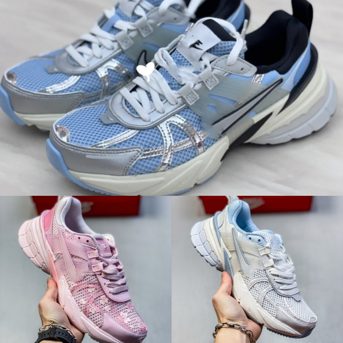 Pure original retro style, trendy mesh upper, V2K couple's running shoes, pure original running shoes, Putian daily commuting shoes, sports shoes