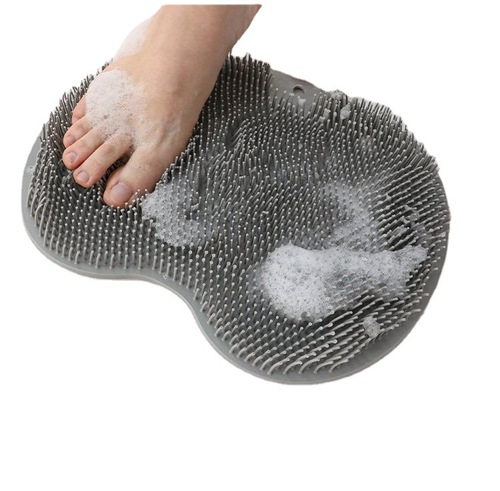 Lazy man's back rub artifact, foot rub mat, bathroom bath brush, multi-function rub bath and foot massage mat, non-slip foot pad, bath ball