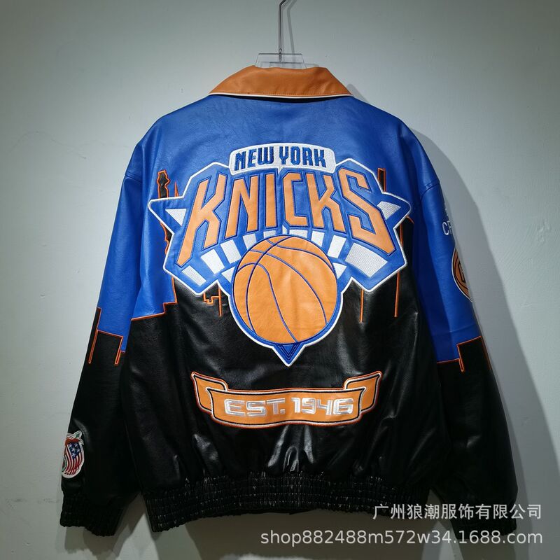 Kobe vintage leather jacket, collection item, New York and Los Angeles city limited edition, men's collared jacket Kobe vintage leather jacket, collection item, New York and Los Angeles city limited edition, men's collared jacket