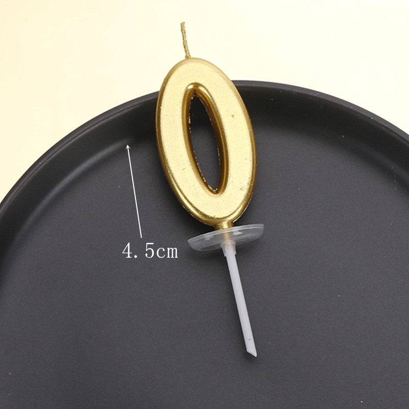 50 velas digitales de oro para el pastel de cumpleaños en caja independiente plata curva decoración de mesa de postres