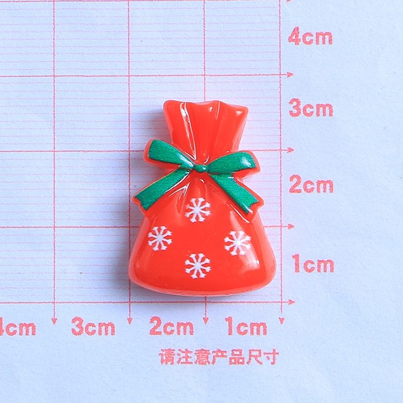 Santa Claus dibujos animados DIY crema pegamento resina accesorios epoxi teléfono caso tocado horquilla hebilla del zapato material de la joyería image 9