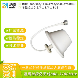 Processing and Customization of Ceiling-Mounted N-Female Single-Polarized Antenna Surface Nickel-Plated Connector Ip65 Rf Cable