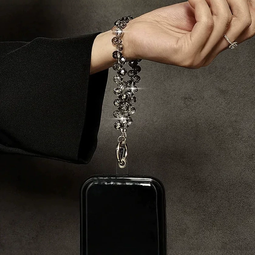 Mobile phone, short strap drop-shaped, chain, protective handheld beaded bracelet, high-quality style