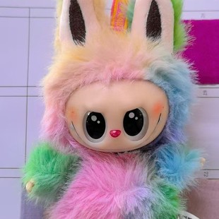 In-Stock Cross-Border Labubu 4Th Generation Vinyl Face Blind Box Plush Toy Pendant