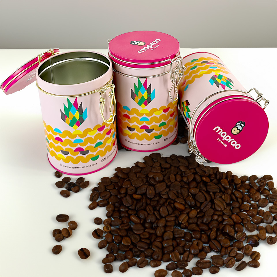 厂家供应马口铁圆罐 咖啡茶叶密封扣盖罐 各种儿童零食金属包装罐