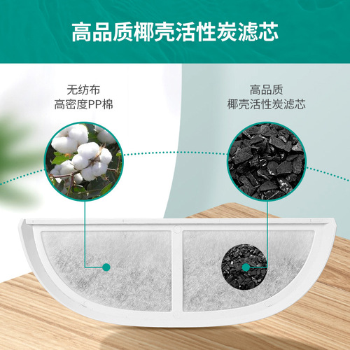 Suitable for Amazon Eufy pet drinking fountain filter set, powerful filtration, adsorbs dust