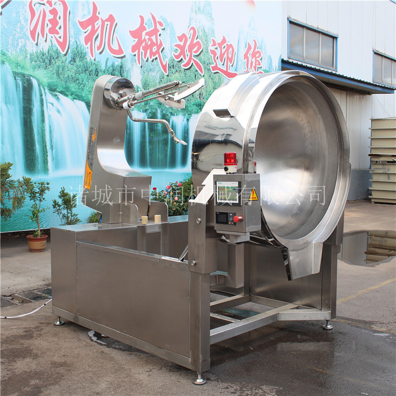 可以炒焦糖色的机器设备 全自动炒糖机 大型高粘度搅拌炒糖锅