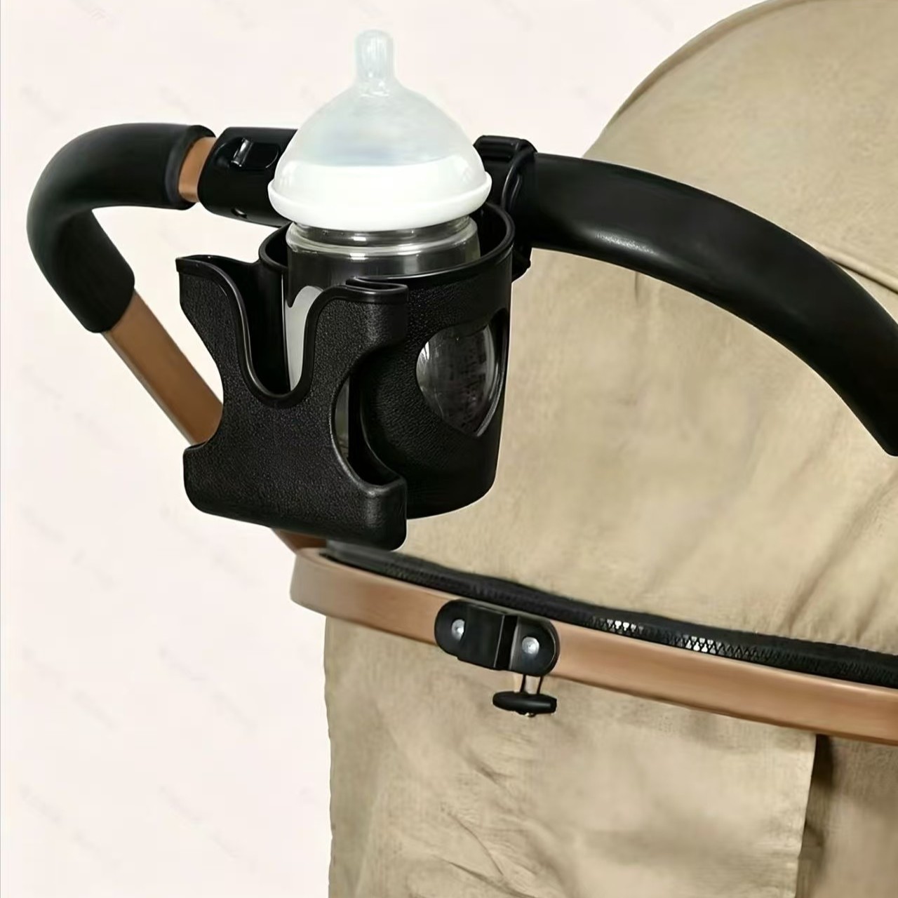 Portavasos para cochecito de bebé 2 en 1, soporte universal para botella y vaso para ciclismo