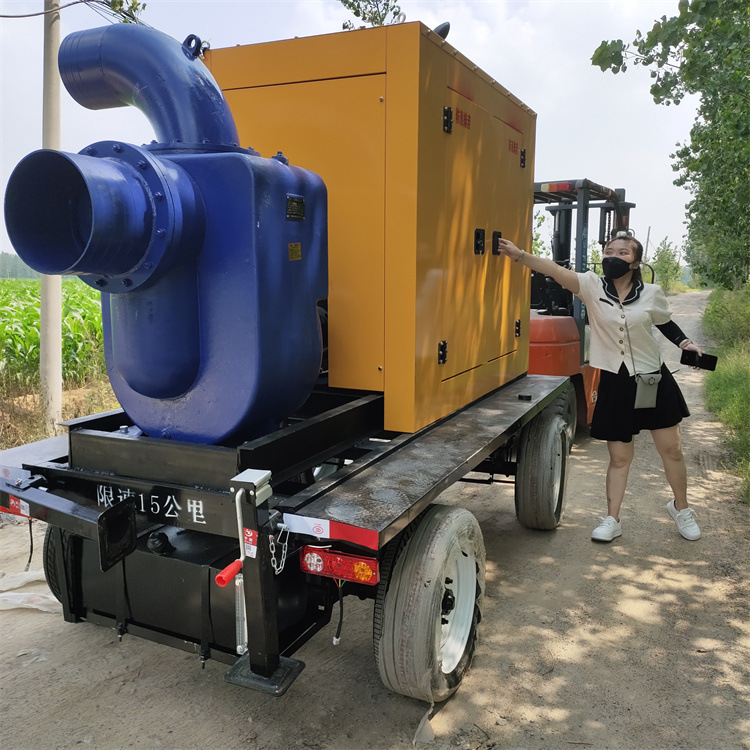 城市消防排涝泵车 市政排水抽水机300立方污水泵 四轮防汛泵车