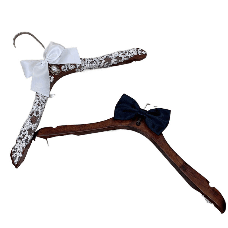 Vestido de boda de novia vestido de novia percha de madera maciza percha de boda percha de boda china retro percha de boda occidental