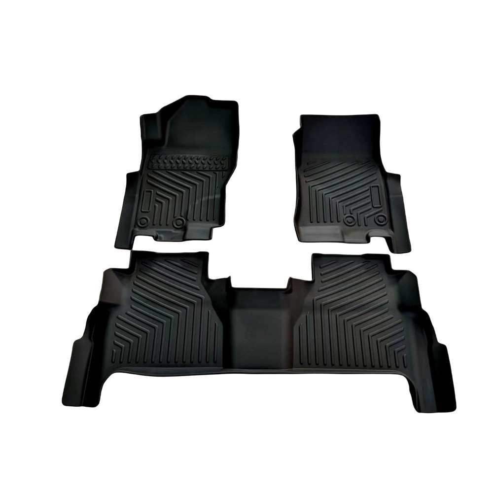 Estera impermeable y respetuosa del medio ambiente del pie del coche de la TPE para el coche especial fronterizo de Nissan Frontier 2022-2024