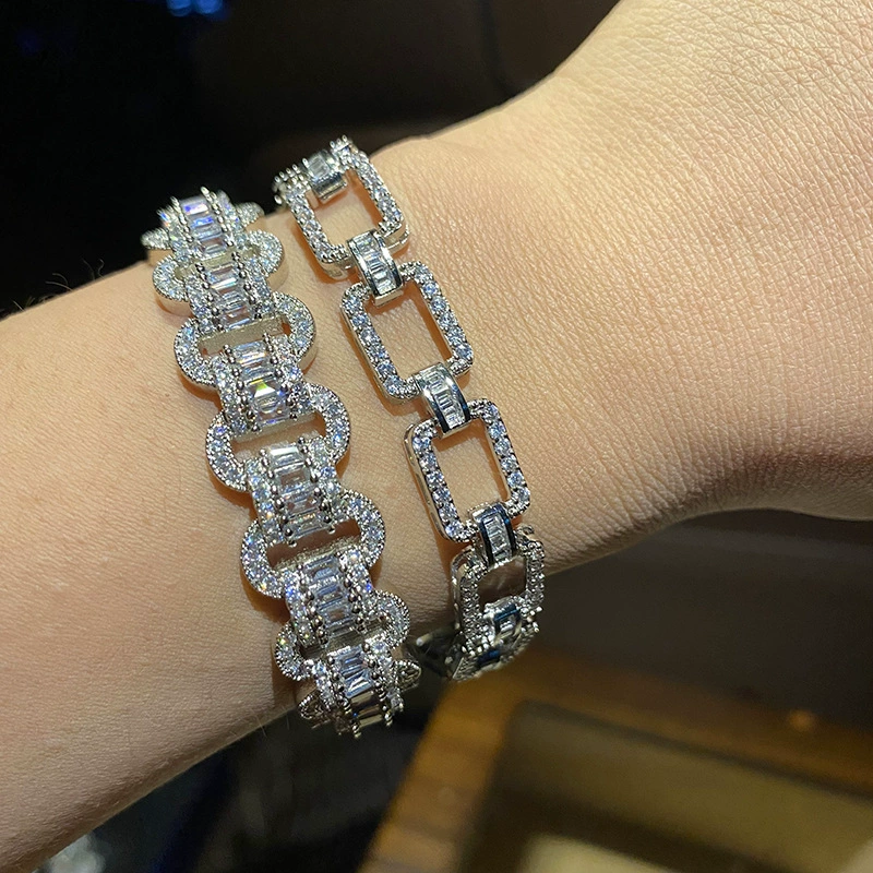 Chain, bracelet, jewelry, zirconium, high-quality style