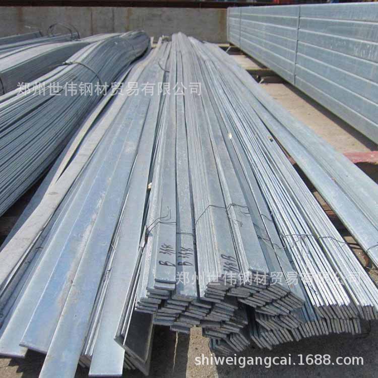 平顶山批发Q235B扁钢 热轧扁钢扁铁条可加工避雷镀锌扁钢镀锌扁铁