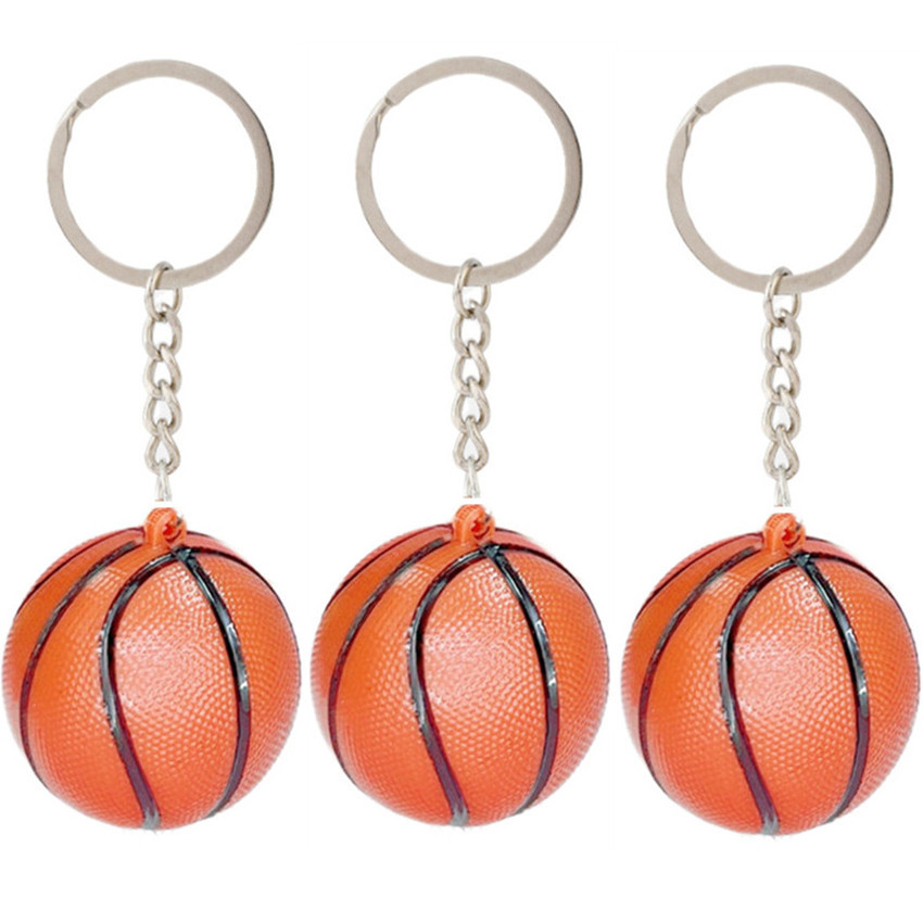 15g Weight Keychain Classification 1 Piece Quantity Daily Occasion Plastic Material Basketball Pattern Unisex Gender Sports Style 1 Piece Sports Basketball Plastic Unisex Keychain 1