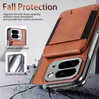 Suitable for Samsung Google Protector Case Gold Pickup Bag Foldableing Mobile Phone Case Holder Protective Cover Anti-Fall