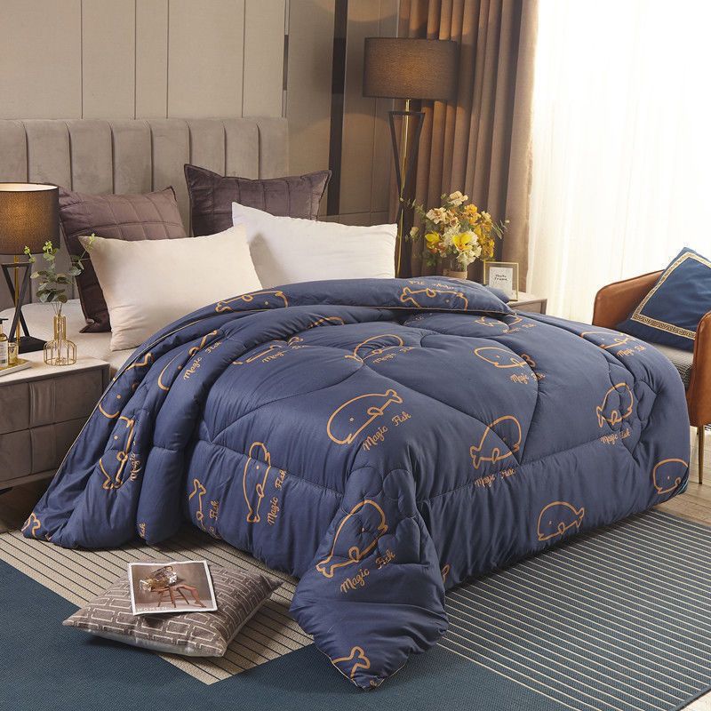 Quilt, Winter Quilt, Spring & Fall Thickeneded Quilt, Universal Quilt for All Seasons, Single Double Student Air-Conditioned Quilt, Summer Cool Quilt, Dormitory Quilt