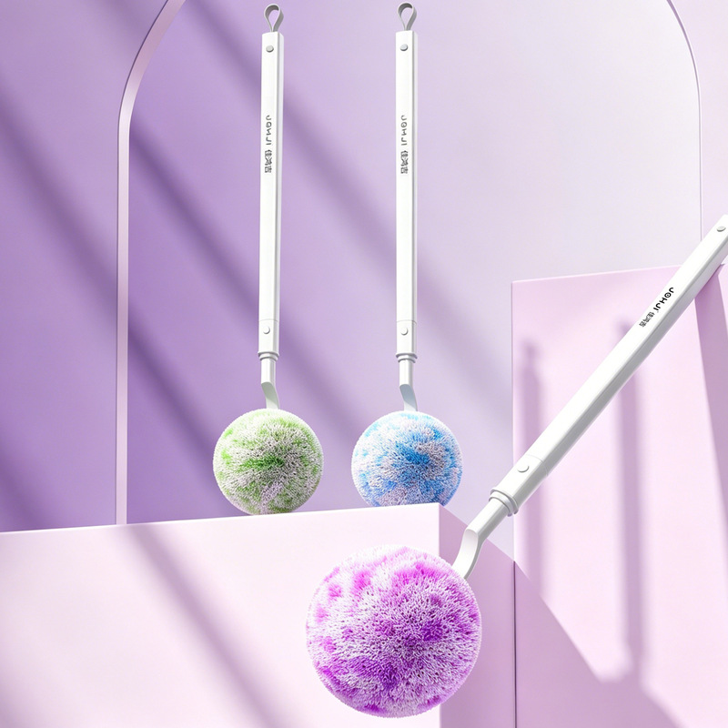 Colorful Toilet Brush with Soft Bristles That Won'T Damage the Glaze, Mesh Fiber Toilet Cleaning Tool, No Dead Corners, for Home Use Colorful Toilet Brush with Soft Bristles That Won'T Damage the Glaze, Mesh Fiber Toilet Cleaning Tool, No Dead Corners, for Home Use