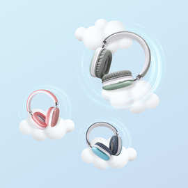 新款头戴式蓝牙耳机车轮棉可伸缩旋转折叠私模耳机学习听歌降噪